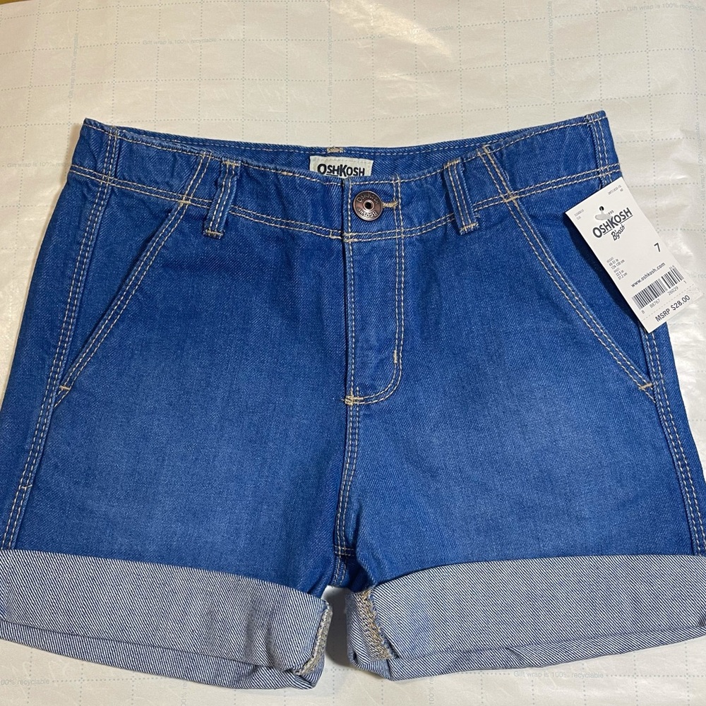 Denim shorts